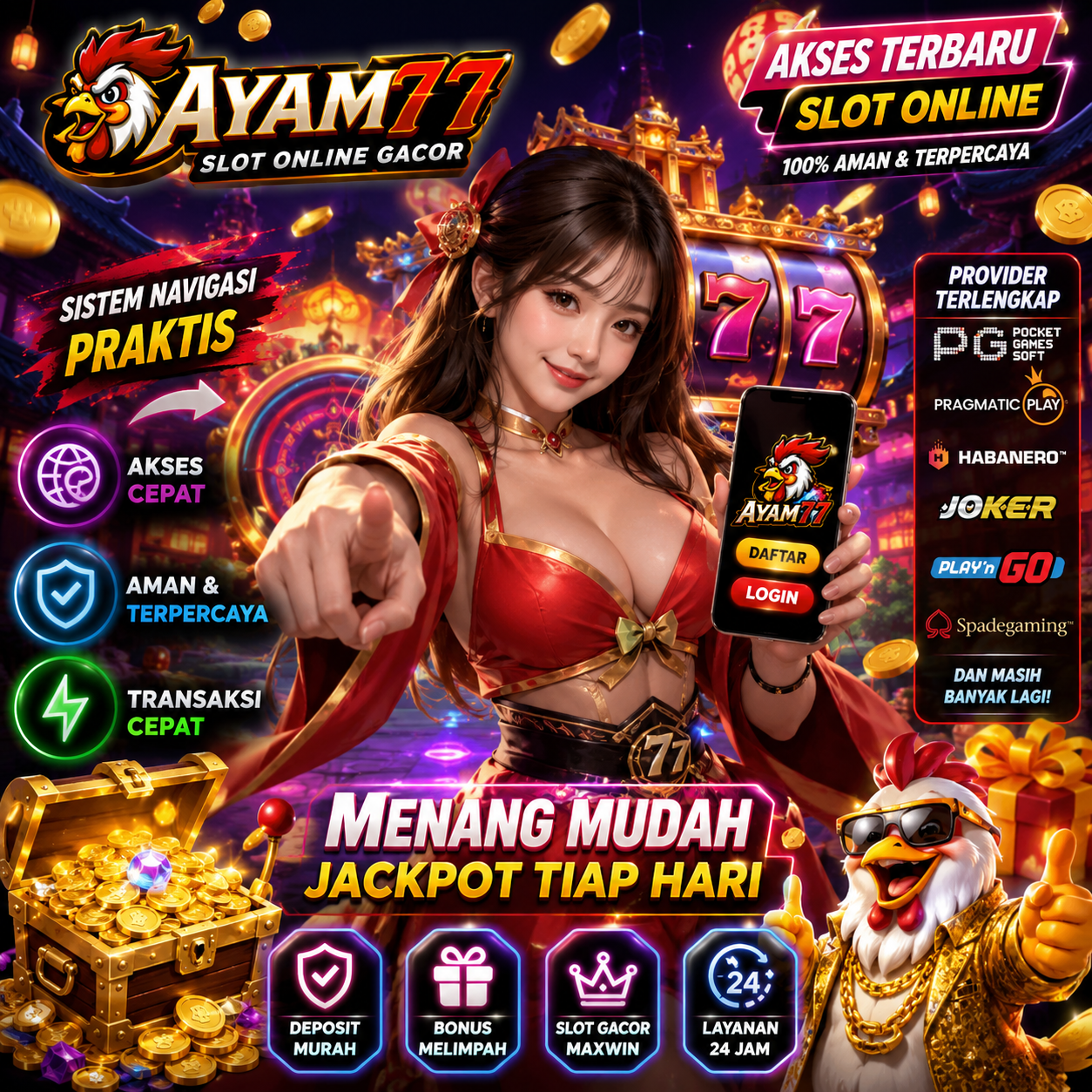 AYAM77: Akses Terbaru Slot Online dengan Navigasi Cepat by Hey siriusly